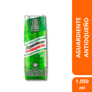 aguardiente antioqueno verde sin a (1050 ml)